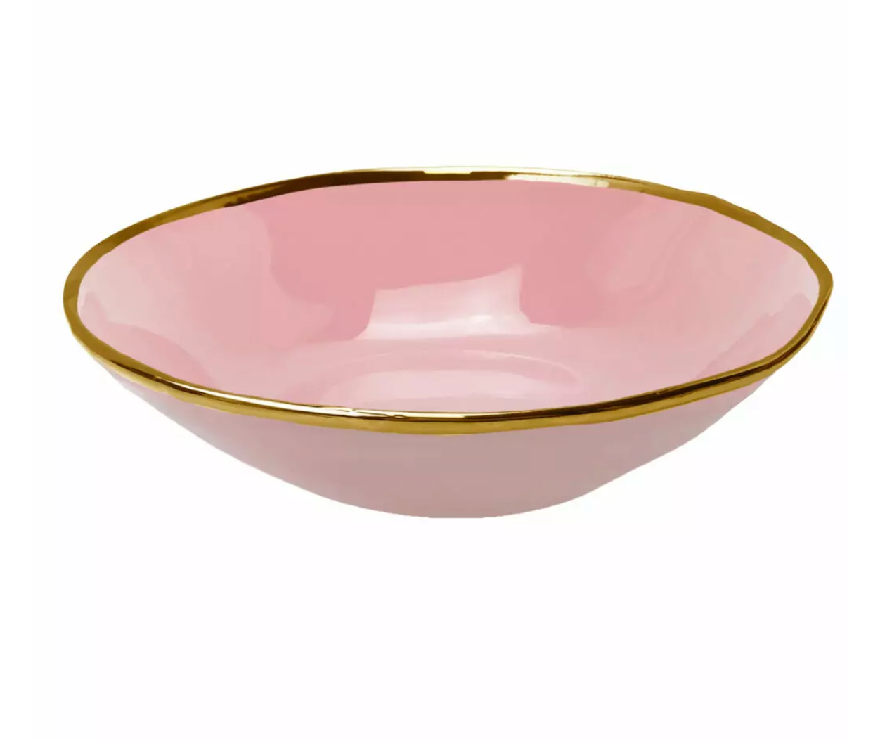 ENSALADERA ARCUCCI MATERIA ORO Ø32 CM - Rosa